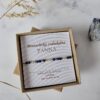 Bransoletka dla zodiakalnej Panny z kamieni naturalnymi. Bransoletka na sznureczku z kamieniami.