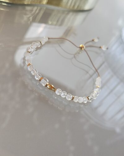 Bransoletka Crystals -kamień księżycowy, kryształ górski